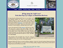 Tablet Screenshot of plantationharbour.com